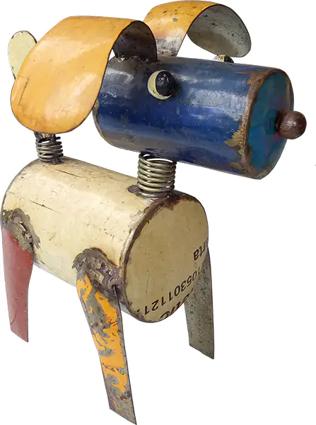  Product image 2 of the product “Dog made from metal art. In the sizes from 38 to 50cm. ”